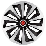 Cumpara ieftin Set 4 capace roti Fox Gri-Negru R17 pentru gama auto Suzuki, Autohelix MSA