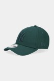 New Era șapcă de baseball din bumbac culoarea verde, 60691395