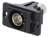 Adaptor BNC Soclu Metalic 75&Omega; 29mm Negru