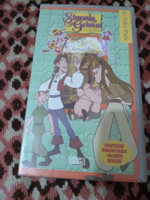 CARETA VIDEO ORIGINALA SIMSALA GRIMM--I SEI SERVITORI foto