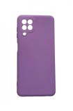 Husa telefon compatibila cu Samsung Galaxy A22, A22 4G, Mov, Cu interior de catifea, 197HT, Silicon, Carcasa