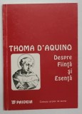 DESPRE FIINTA SI ESENTA-THOMA D'AQUINO , 1995