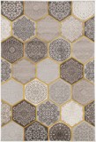 Cumpara ieftin Covor Model Fiji 27212-255, Marime 80 x 150 cm, Gri, Inaltime Fir 7 mm, Antialergic, Polipropilena, Living, Dormitor, Sufragerie, Birou