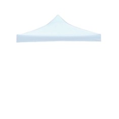 Prelat&Auml; copertin&Auml; acoperi&Egrave; cort pavilion 2.9 x 2.9 m, alb, oxford 700d cauciucat, impermeabil&Auml;, rezistent&Auml; la uv &Egrave;i intemperii