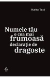 Numele tau e cea mai frumoasa declaratie de dragoste - Marius Tuca