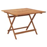Cumpara ieftin Masa de gradina pliabila, 90x90x75 cm, lemn masiv de acacia