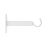 Set Consolă Galerie Simplă Deschisă Ext Fi20/9 Cm &ndash; Alb Mat Compoziție Fier Forjat