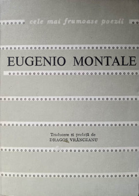 POEME ALESE-EUGENIO MONTALE foto