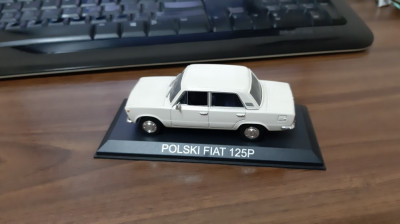 POLSKI FIAT 125P DEAGOSTINI . MASINI DE LEGENDA ,SCALA 1/43 foto