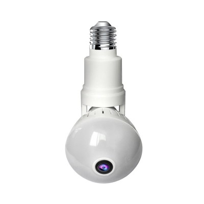 Resigilat Camera Supraveghere Video Techstar&amp;reg; V360, Forma Bec, FullHD, Wireless, Iluminare LED, 360&amp;deg;, SplitView, Microfon, Difuzor foto