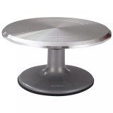 Placa, suportul rotativ pentru servit prajituri, tort , 25.5 x 13.5 cm, aluminiu, Klausberg