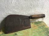 Satar / Barda veche cu marcaj model deosebit realizata manual !