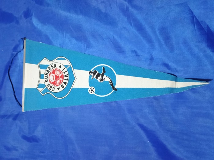 Fanion echipa de fotbal CSU DUNAREA GALATI !! De colectie ! stare foarte buna