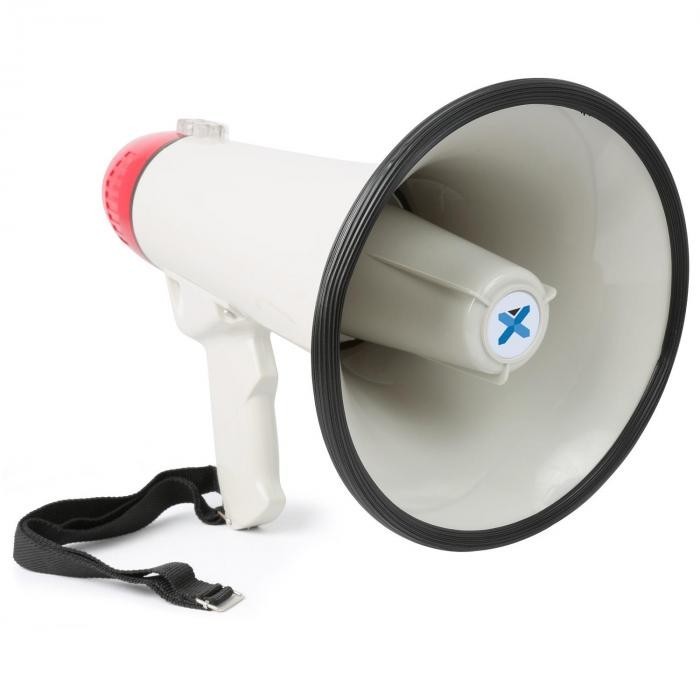 Vexus MEG045, megafon, 40W, funcție de înregistrare, sirenă, USB, SD, AUX, inclusiv curea Vexus MEG045, megafon, 40W, funcție de înregistrare, sirenă, USB, SD, AUX, inclusiv curea