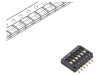 Comutator DIP-SWITCH 6 Secțiuni OFF-ON 0,025A 24VDC