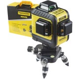 Topmaster TMP 3D - Nivela laser cu linii 15 m +/- 1.5 mm/m 3 linii laser fascicul verde proiectie 360 grade trepied valiza plastic