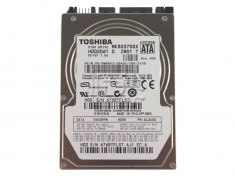 hdd Hard Disk laptop Toshiba MK8037GSX 80 GB 2.5 SATA 80gb giga ca NOU foto