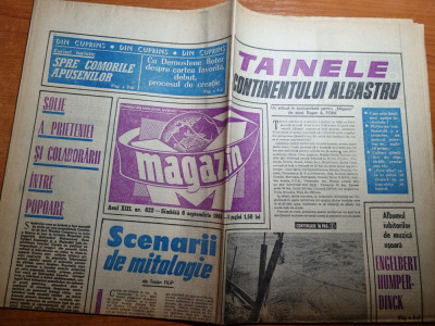 magazin 6 septembrie 1969-2 romani la 7134 m in pamir,comorile apusenilor foto