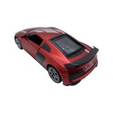 Macheta replica Audi R8 rosu cu sunete si lumini scara 1:32