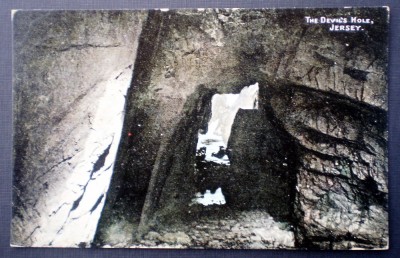 P.153 JERSEY THE DEVIL&amp;acute;S HOLE CIRCULATA 1909 foto