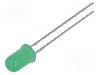 Dioda LED 5mm, verde marin, convex, 2.9...3.6V, OPTOSUPPLY - OSG3DA5A34A foto