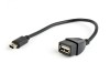 Adapter OTG AF mini-BM 0.15m negru