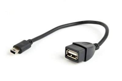 Adapter OTG AF mini-BM 0.15m negru foto