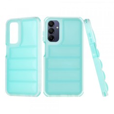 Husa pentru Samsung Galaxy A15 5G A156 / A15 A155, Techsuit, Wave Shield, Turcoaz