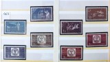 1958 - Centenarul marcii postale romanesti - dantelate - LP 463 - serie MNH**
