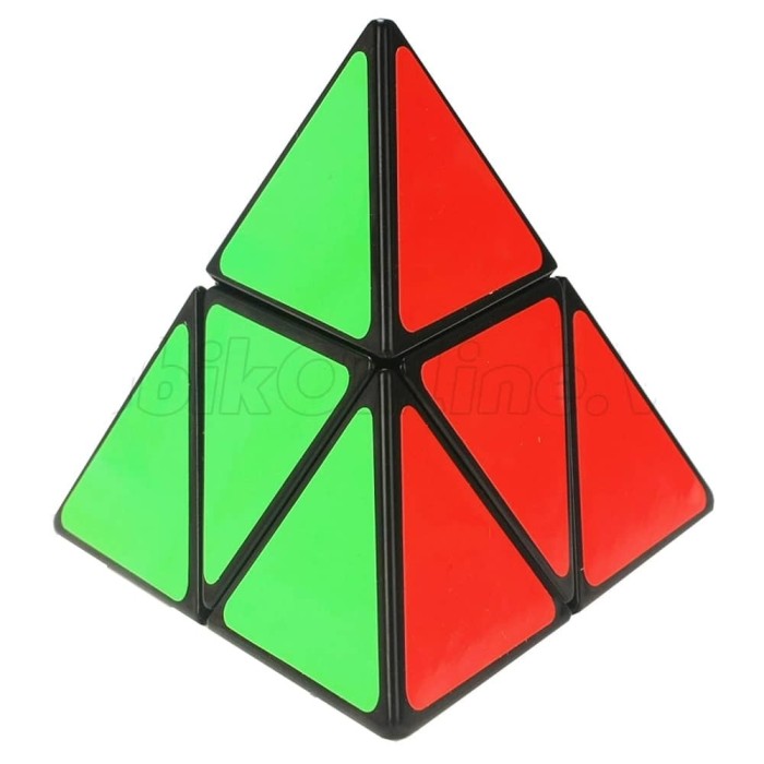 Cub tip Rubik ShengShou Pyramorphix, jucarie educativa