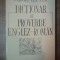 DICTIONAR DE PROVERBE ENGLEZ-ROMAN de VIRGIL LEFTER , 1994