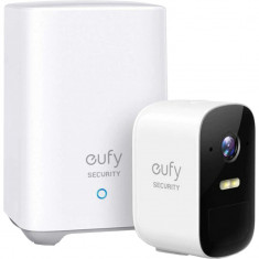 Eufy 2C Sistem Camere de Supraveghere Wireless 1-Cam Kit Wireless Alb foto