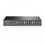 Switch TP-Link TL-SF1024D, 24 porturi 10/100Mbps, Desktop/ Rackmount, 13 metal SafetyGuard Surveillance