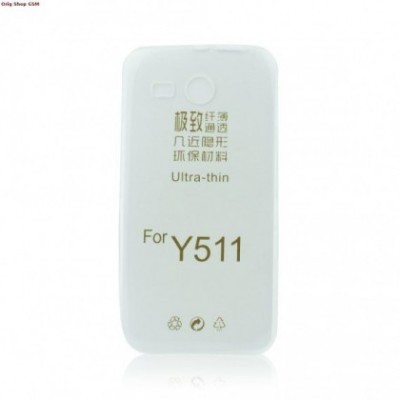 Husa Silicon Ultra Slim Huawei Y511 Transparent foto