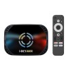 TV Box iSEN HK1 RBOX X50 Smart Media Player, Negru, 4K, 4GB RAM, 32GB ROM, Android 14, Amlogic S905A Quad Core A55, Control Vocal, Bluetooth 5.0