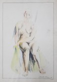 LUCRETIA MIHAIL SILION , NUD , GRAFICA , 1931