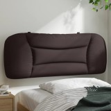 VidaXL Pernă pentru tăblie de pat maro &icirc;nchis, 100 cm, material textil
