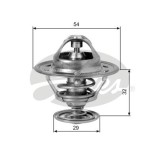 Termostat lichid racire Gates TH10981G1