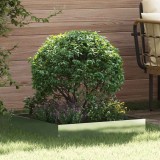vidaXL Margine pentru gazon Argintiu 60 x 60 x 13 cm O&Aring;&pound;el inoxidabil 874738