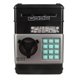 Cumpara ieftin Pusculita tip bancomat cu pin si efecte sonore, model negru, jucarie educativ-interactiva pentru gestionarea banilor, dezvoltare financiara pentru cop