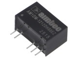Convertor DC/DC 1W AIMTEC AM1DM-1212DH60EZ, Intrare 10,8-13,2VDC, Ieșire -12VDC -42mA