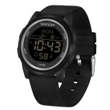 Ceas Copii Sanda 6182 Negru , Design Sport, Digital, Afisaj Data, Alarma, Rezistent la Apa 5ATM