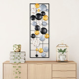 Decoratiune de perete, Camber, Metal, 90 x 32 x 4 cm, Multicolor, Tanelorn