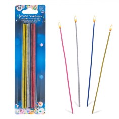 Set Bete Artificii 17 cm, 18 Buca?i, Multicolor foto