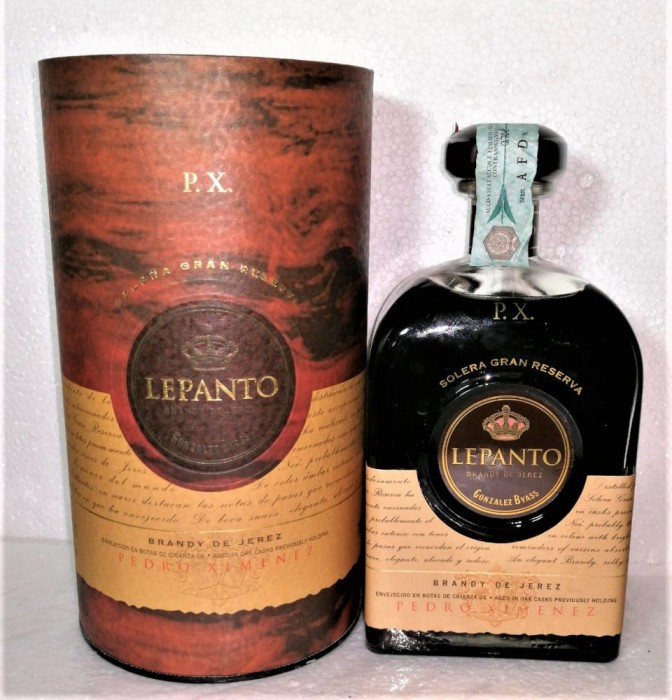 BRANDY SOLERA GRAN RESERVA LEPANTO, CL 70 GR 36 ANII 2000