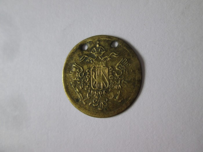 Jeton &icirc;mpărăteasa Maria Tereza/Theresia/Terezia circa 1760