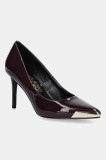 Versace Jeans Couture pantofi cu toc culoarea violet, 79VA3S50 ZS859 317