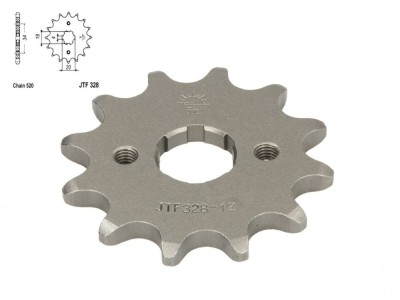 Pinion transmisie fata 520/12, JT Sprockets foto