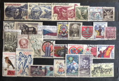 5935 - lot timbre Cehoslovacia foto
