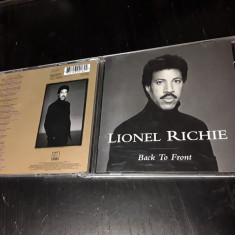 [CDA] Lionel Richie - Back To Front - cd audio original